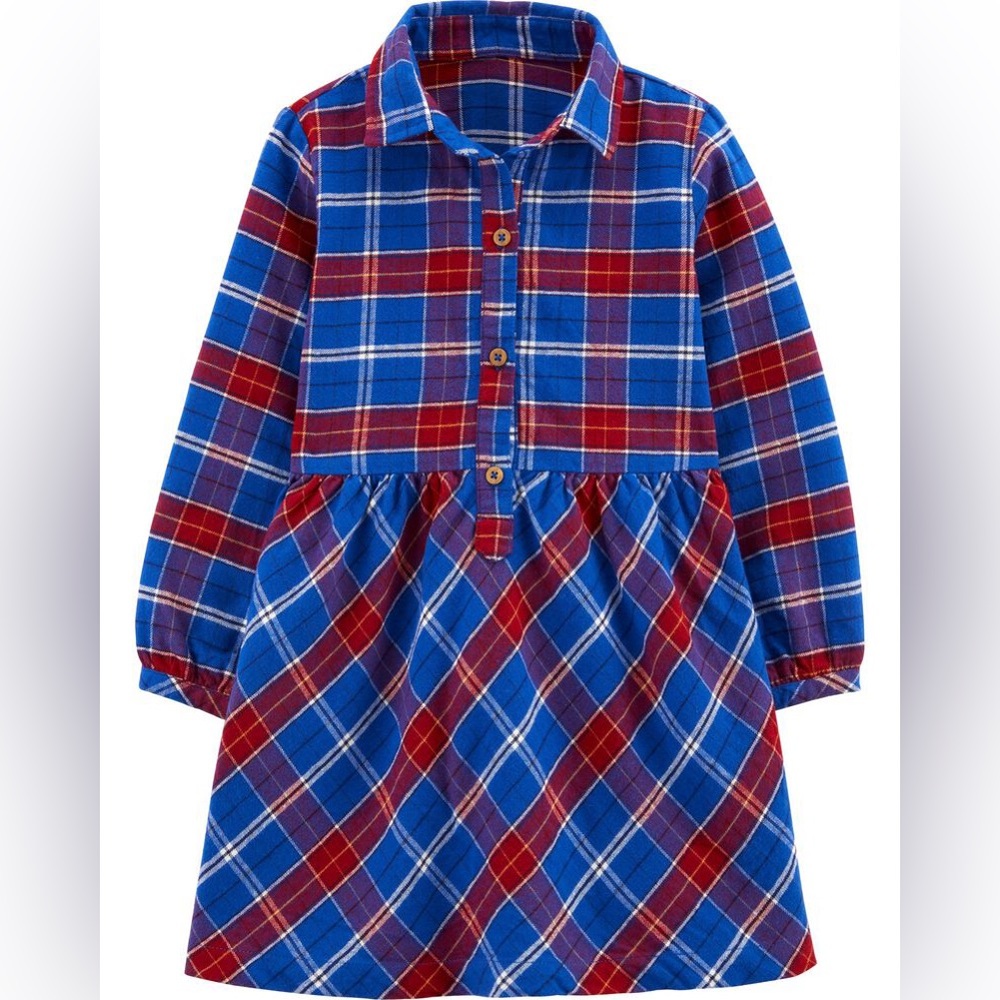 Carter’s Toddler Plaid Flannel Dress
